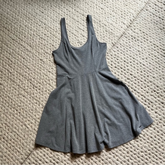 Hollister Gray Jersey Tank Skater Dress | large - Picture 3 of 12